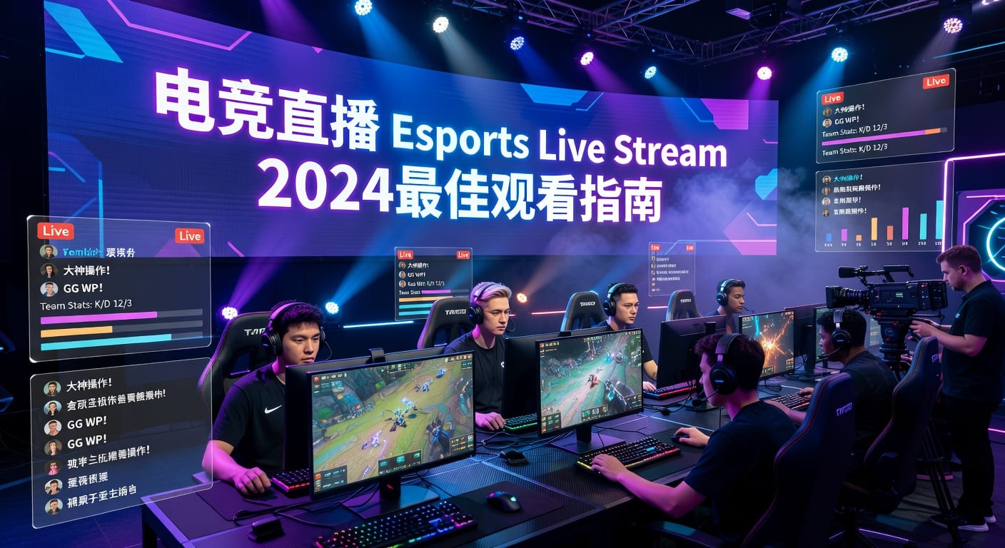 电竞直播 Esports Live Stream：2026 观赛与增长指南