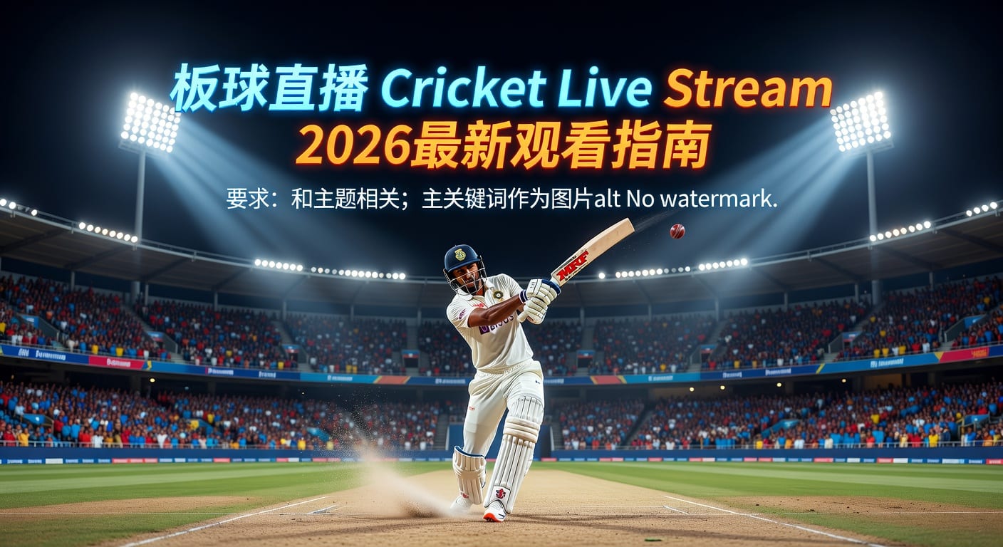板球直播 Cricket Live Stream：2026年观赛与信号稳定指南