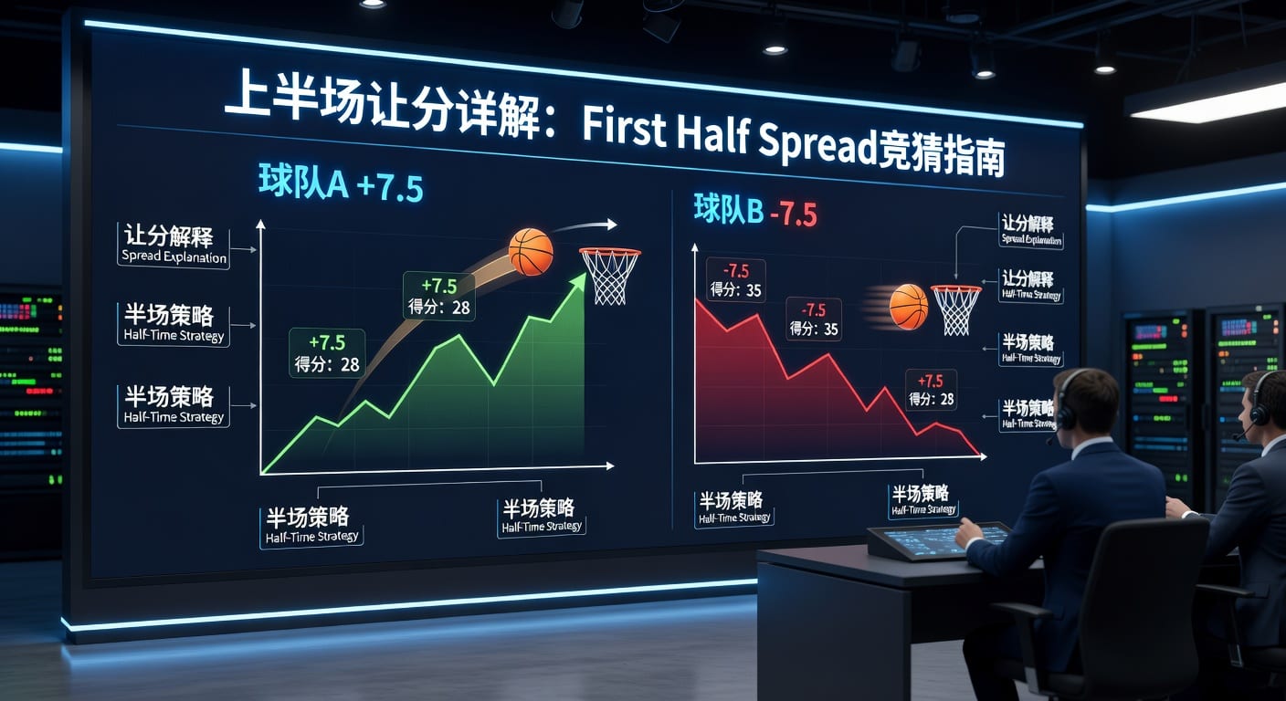 上半场让分 first half spread 解析：看懂盘口与实战